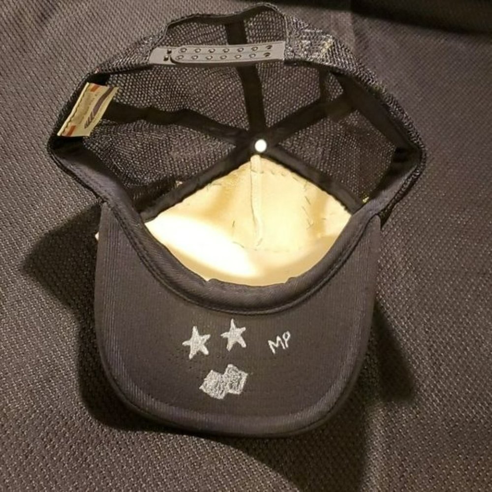 Trucker Hat, Custom Patchwork, Unisex Euc - image 4